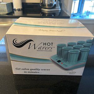 Calista Hot Wavers Heated Hair Rollers, 2 inch Diameter Rollers (Set of 12)